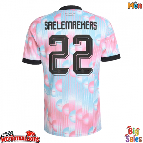 Belgium Alexis Saelemaekers #22 Replica Away Stadium Shirt World Cup 2026 Short Sleeve